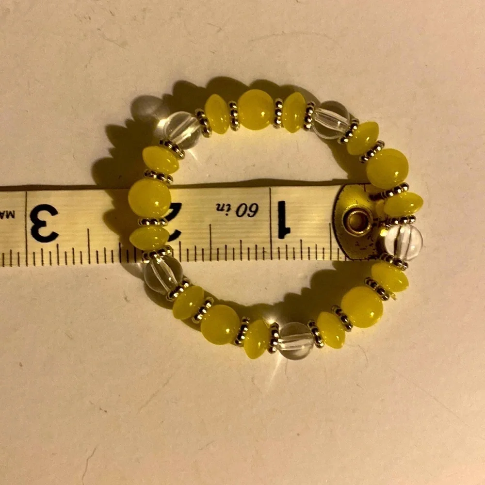 NWOT Kids stretch bracelet,3 bracelet bundle, Beaded, Shimmer, Iridescent​​
